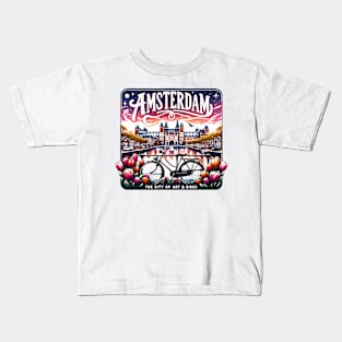 Amsterdam Holland Essence- Netherlands Kids T-Shirt